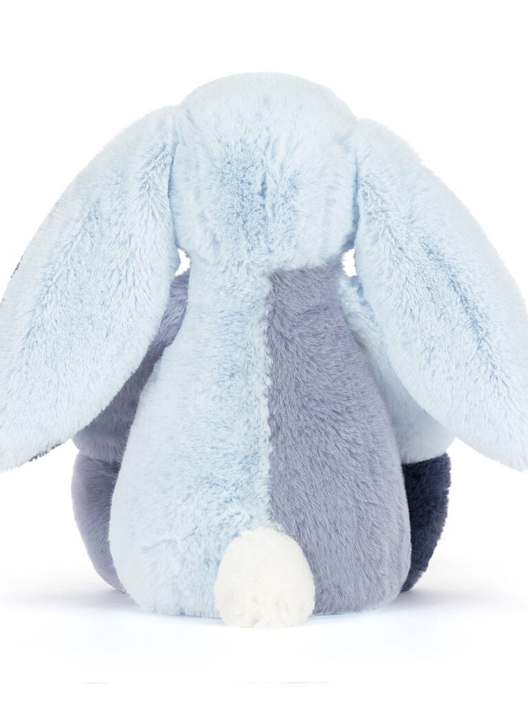 Jellycat Bashful Patchwork Blue Bunny Original