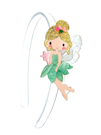 Lilies and Roses Shimmer Fairy Headband