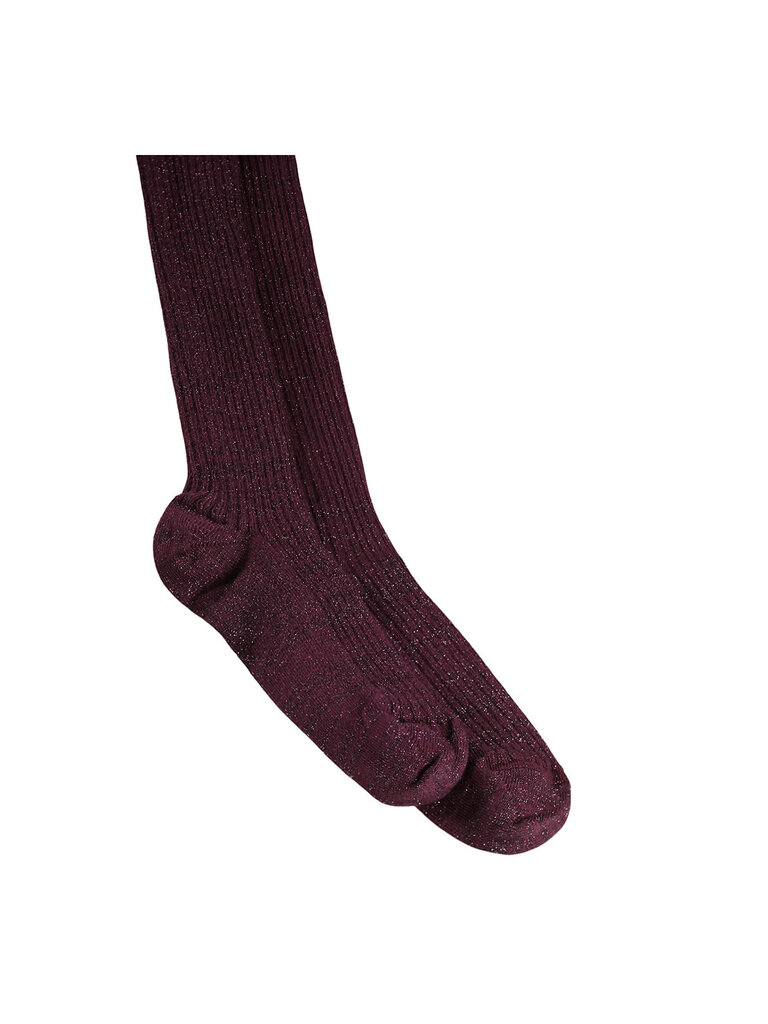Molo Glitter Rib Tights - Forestberry