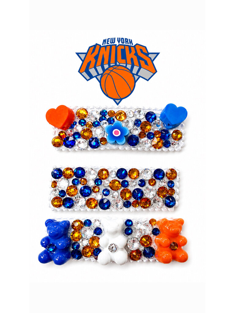 Bari Lynn NYC Orange & Blue Charms Clip