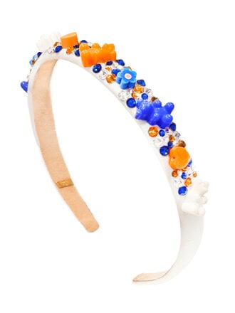 Bari Lynn NYC Orange & Blue Gummy Bears Headband