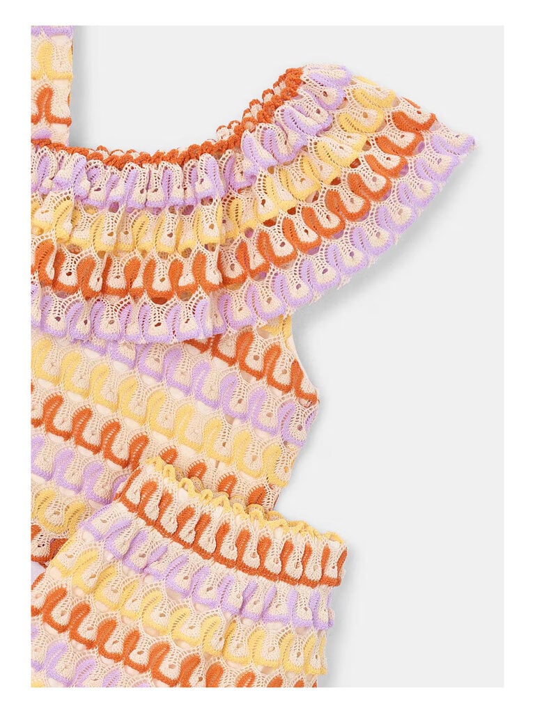 Mayoral Lilac Crochet Short Set
