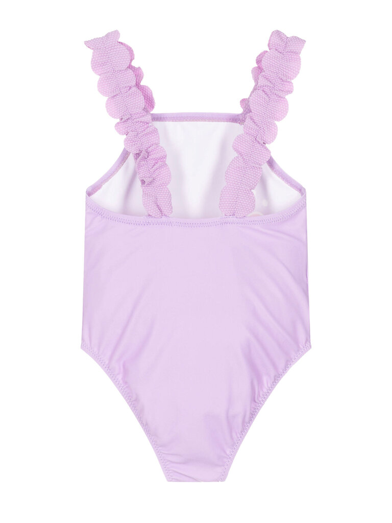 Mayoral Lilac Floral Swimsuit