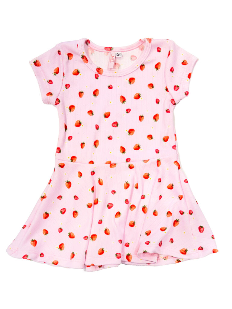 sofi Pink Strawberry Dress