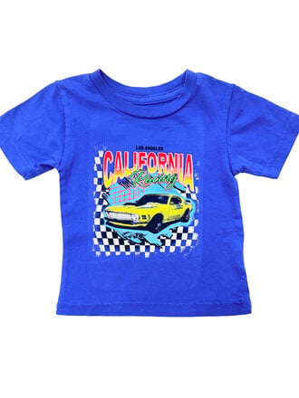 Californian Vintage Baby Racing Blue T-Shirt