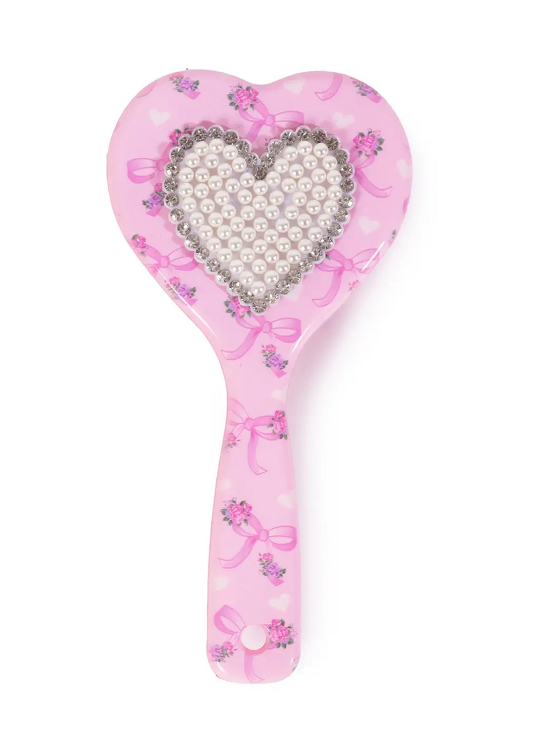 Heart Bow Heart Hairbrush