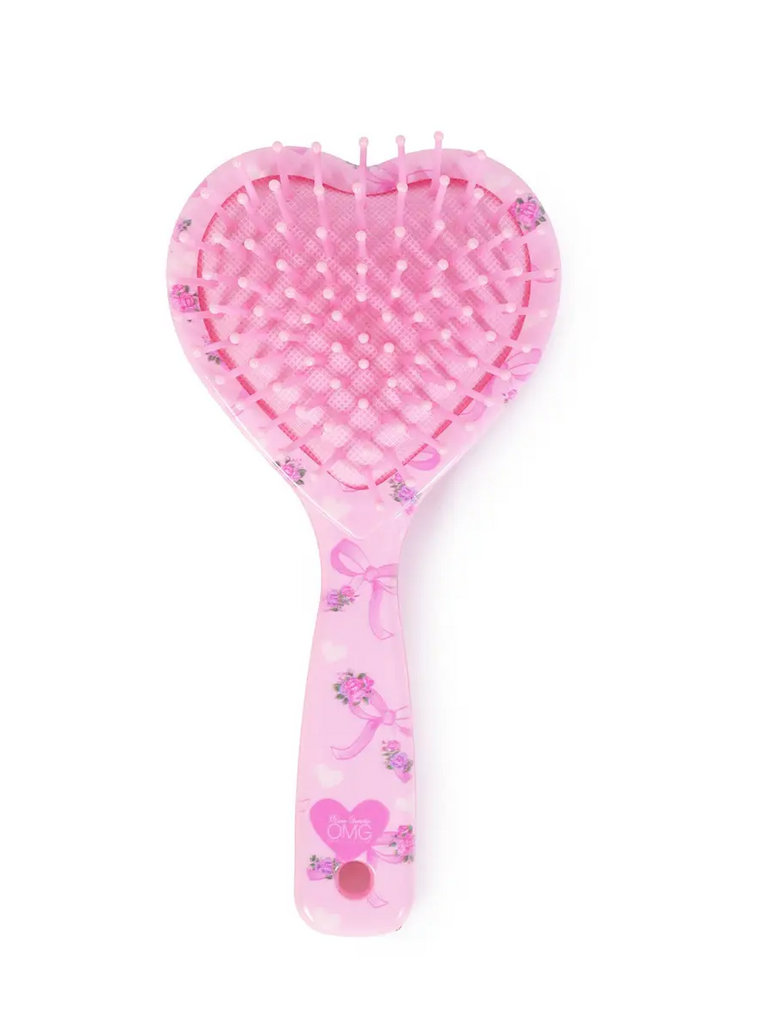 Heart Bow Heart Hairbrush