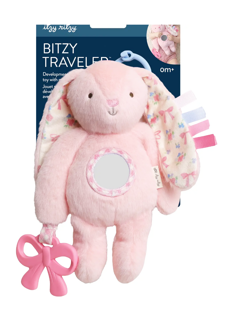 itzy ritzy Bitzy Traveler -  Pink Bunny