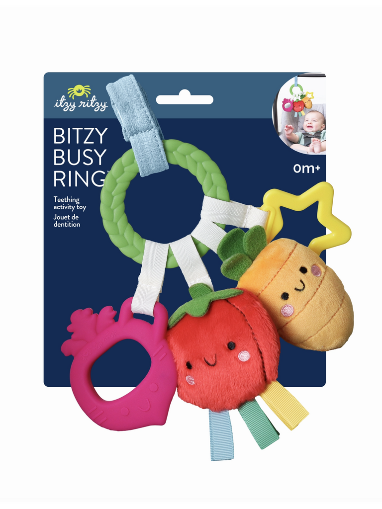 itzy ritzy Bitzy Busy Ring - Veggie