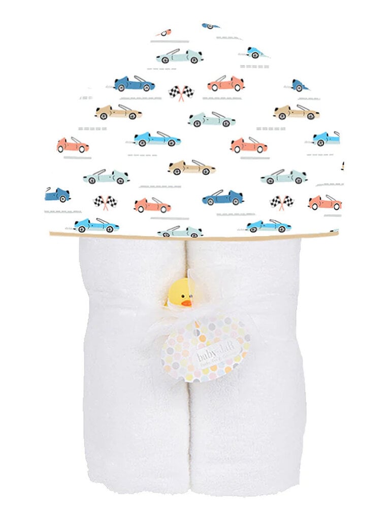 Baby Jar Deluxe Hooded Towel - Sailboats