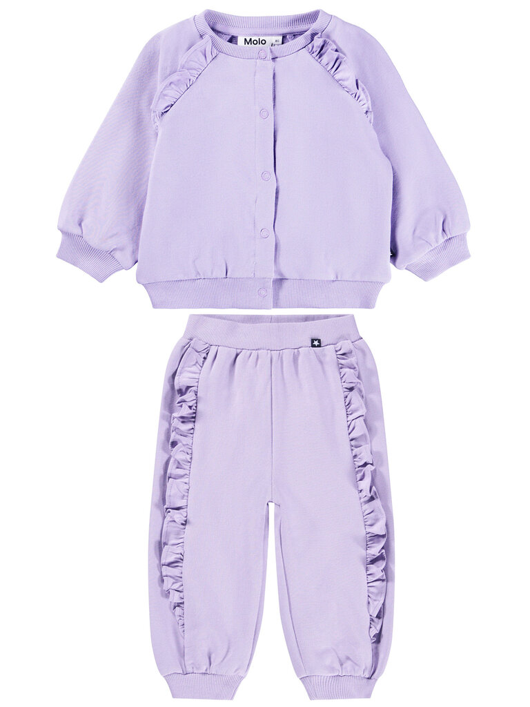 Molo Faded Purple Ruffle Set