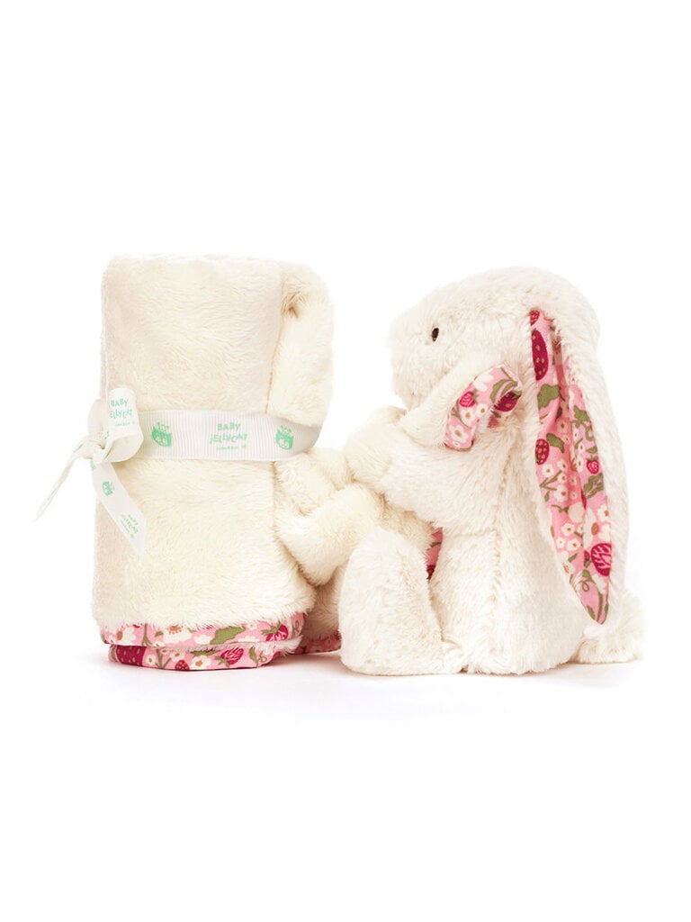 Jellycat Blossom Cream Bunny 'Berry' Soother