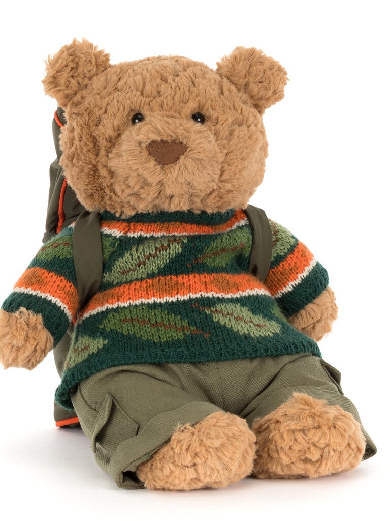 Jellycat Bartholomew Bear Hiking Outfit