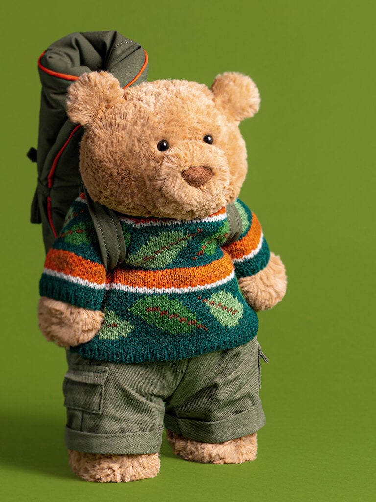 Jellycat Bartholomew Bear Hiking Outfit