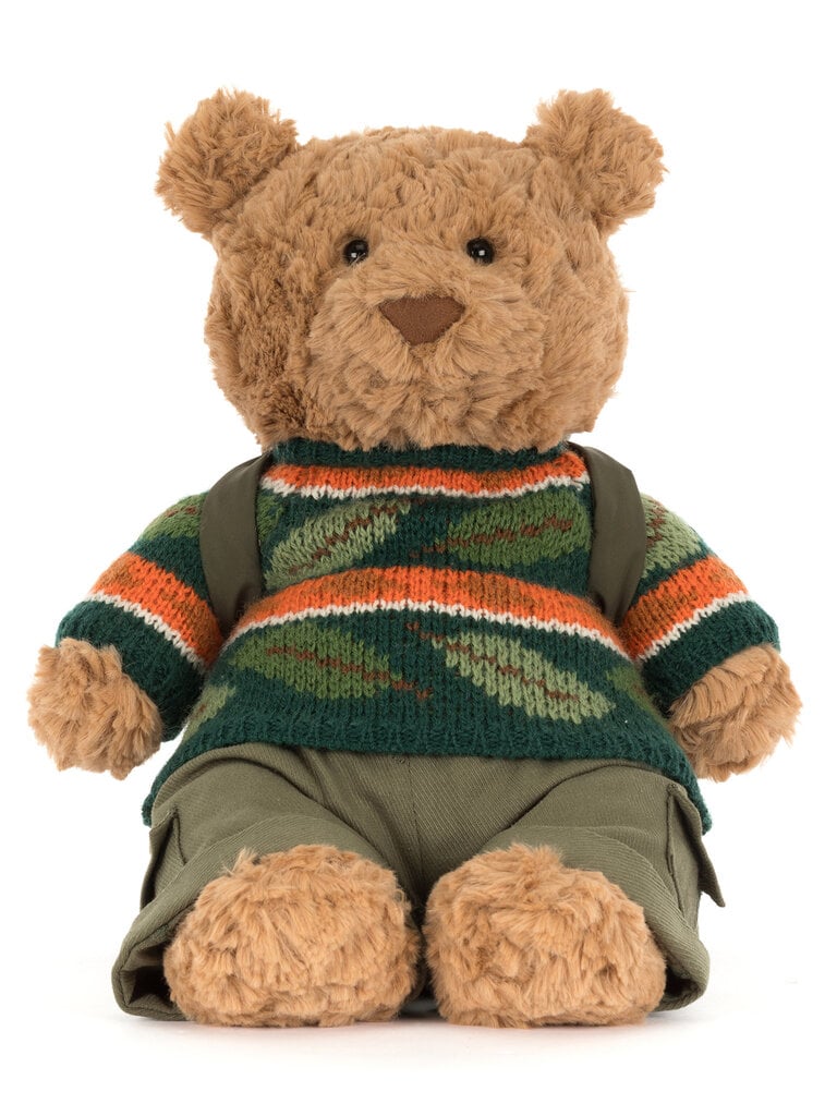 Jellycat Bartholomew Bear Hiking Outfit