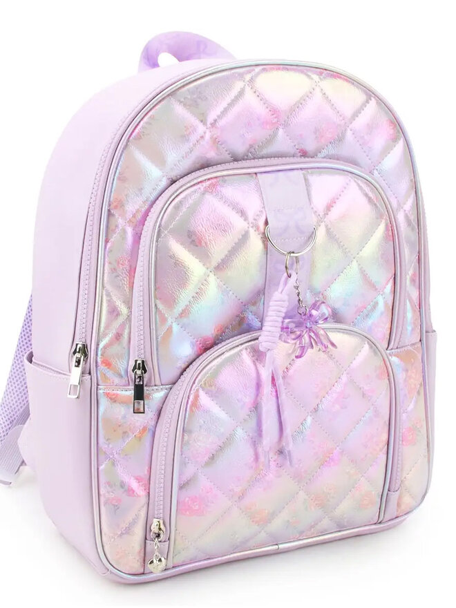 candies quilted metallic mini backpack STATE Bags Kane or keychain Candies backpack - Gem