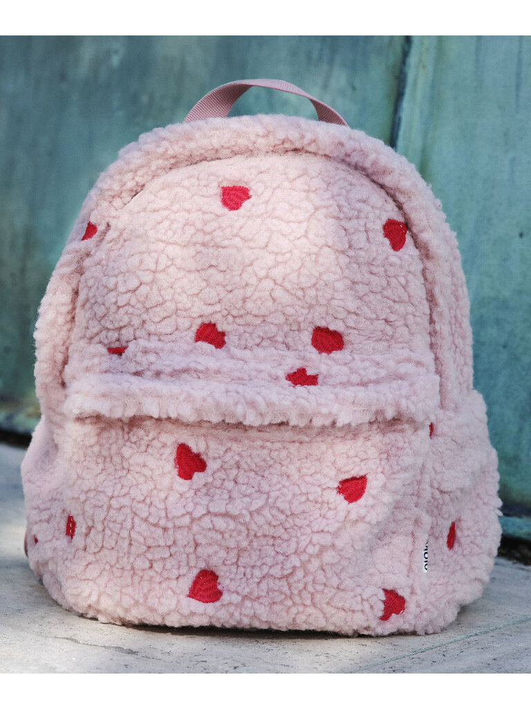 Molo Backpack - Red Hearts