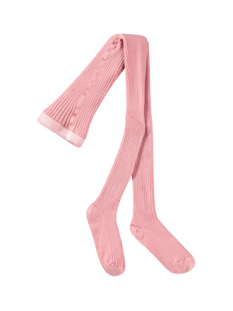 Molo Rib Tights - Vintage Rose