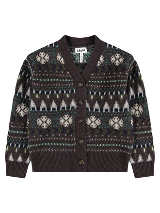 Molo Bertel - Brown Fair Isle
