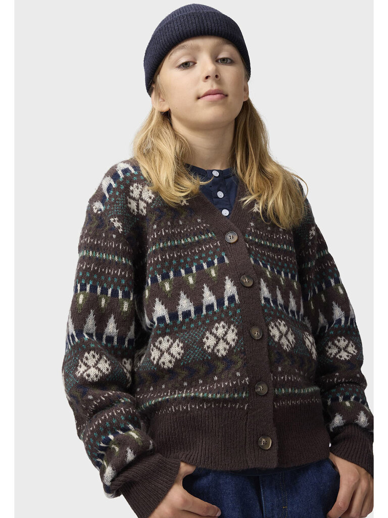 Molo Bertel - Brown Fair Isle