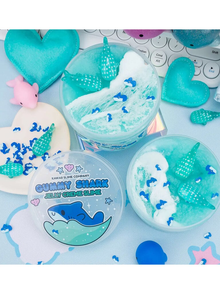Kawaii Slime Gummy Shark Jelly Creme Slime