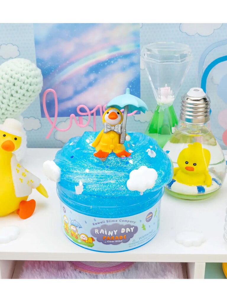 Kawaii Slime Rainy Day Parade Clear Slime