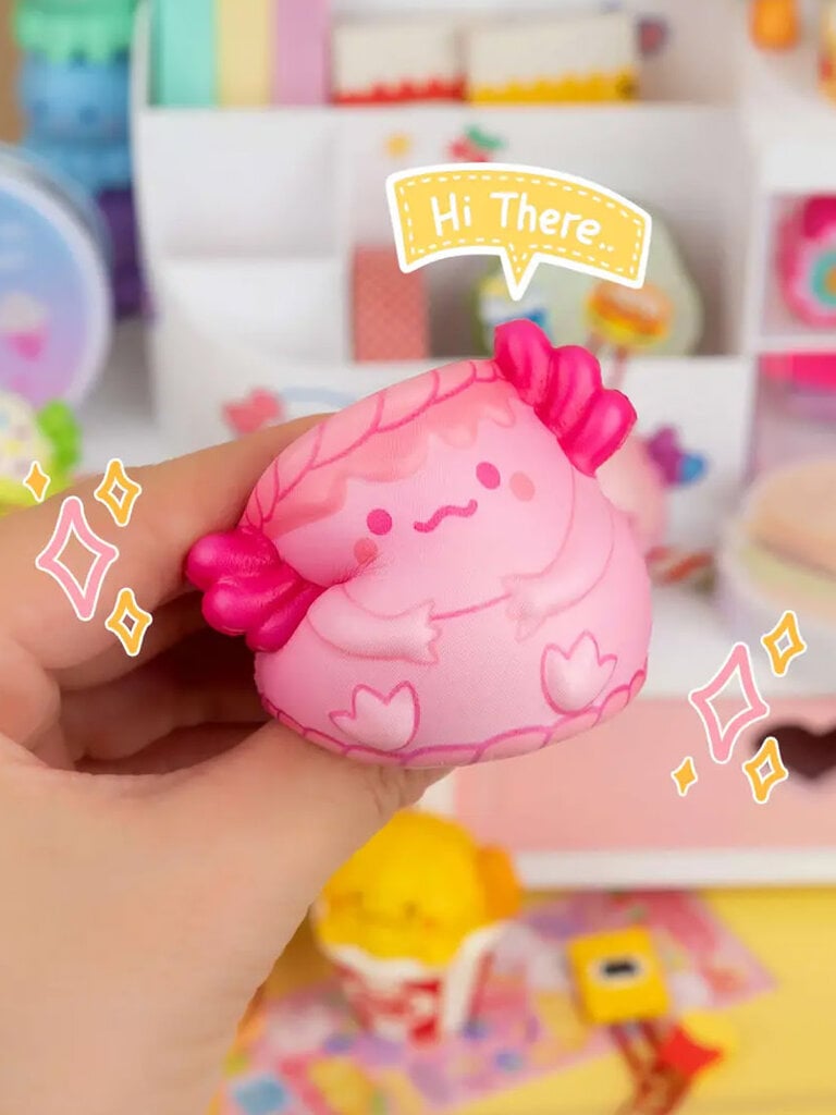 Kawaii Slime Snaxolotl Mini Squishy Toy