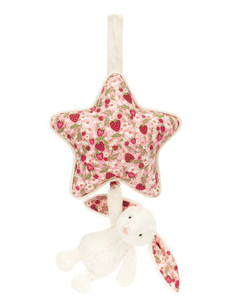 Jellycat Blossom Cream Bunny Berry Musical Pull