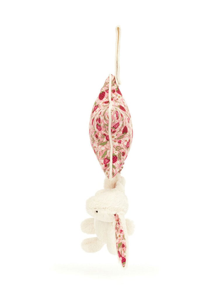 Jellycat Blossom Cream Bunny Berry Musical Pull