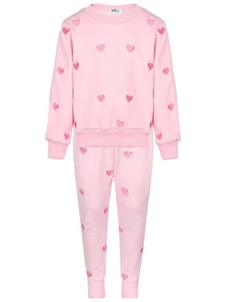 Lola and the Boys Full Hearts Jogger Set