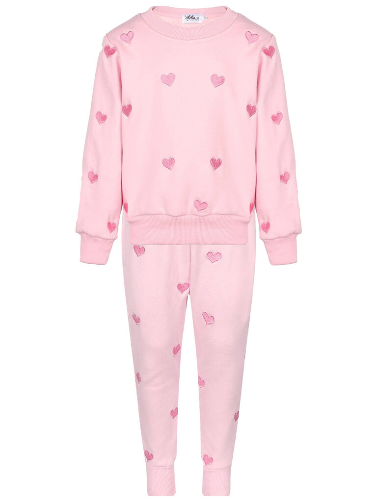 Lola and the Boys Full Hearts Jogger Set