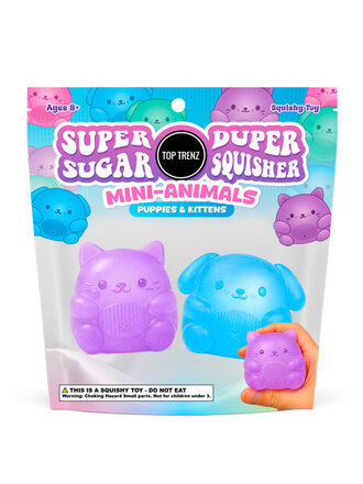 Top Trenz Mini Kitty & Puppy Sugar Squisher