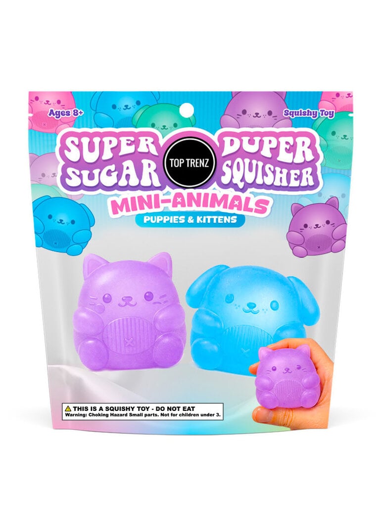 Top Trenz Mini Kitty & Puppy Sugar Squisher