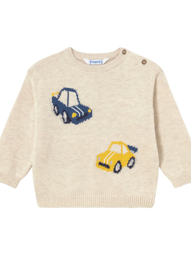 Mayoral Baby Boys Race Car Knit Sweater