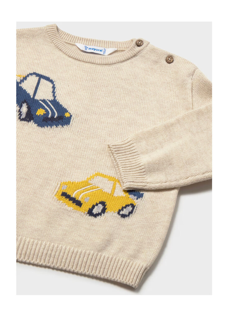 Mayoral Baby Boys Race Car Knit Sweater