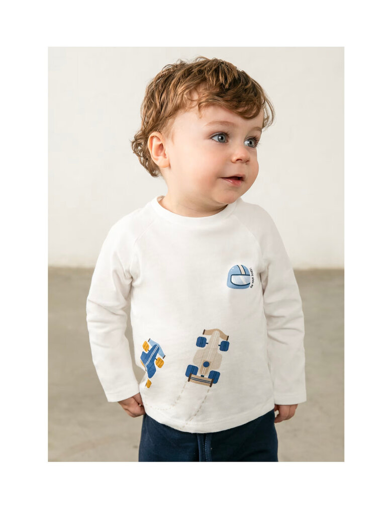 Mayoral Baby Boys Ivory Racing Shirt