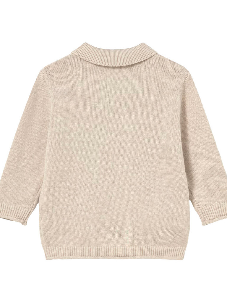 Mayoral Baby Boys Oatmeal Polo Sweater