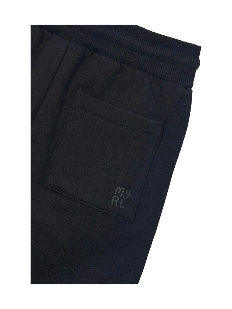 Mayoral Boys Black Fleece Joggers