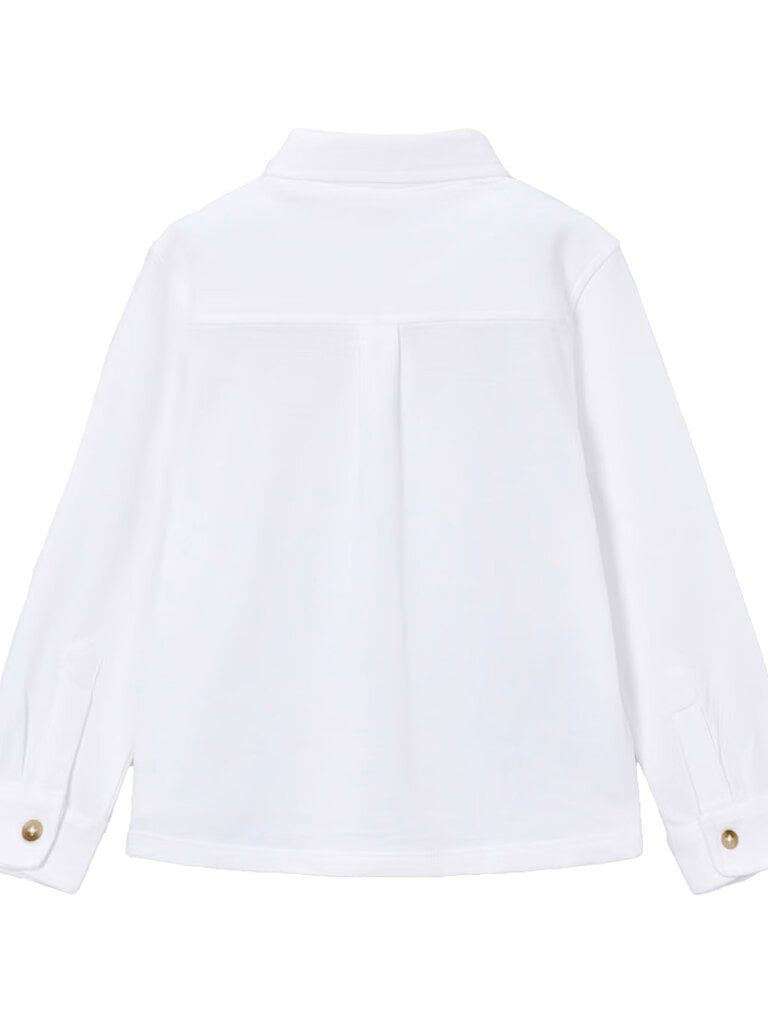 Mayoral Boys White Knit Shirt