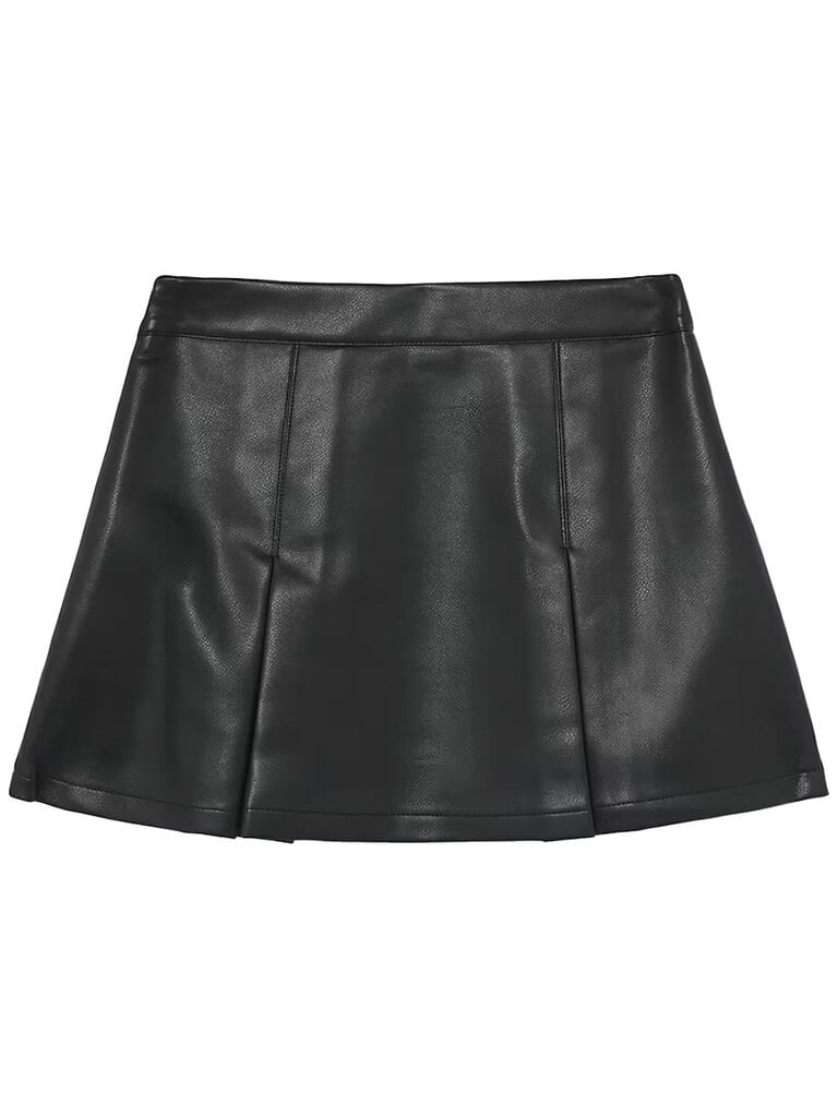 Mayoral Girl Black Leather Skirt