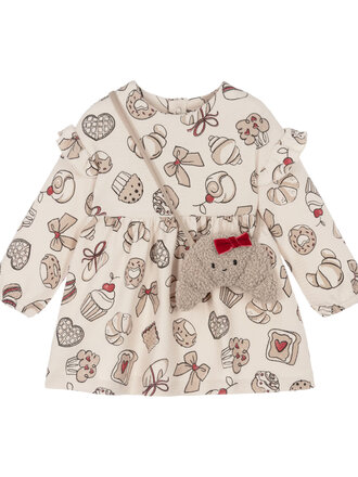 Mayoral Girls Cookie Dress w Bag