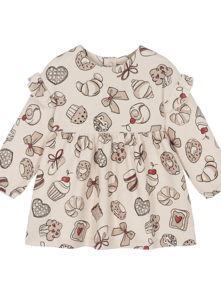 Mayoral Girls Cookie Dress w Bag