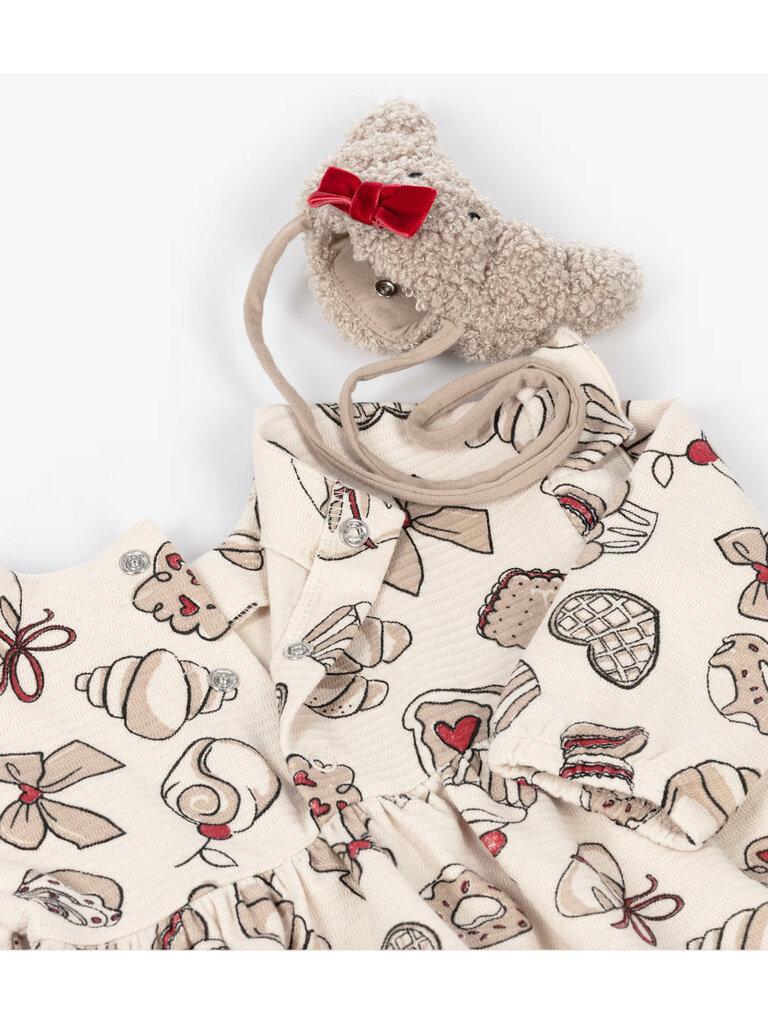 Mayoral Girls Cookie Dress w Bag