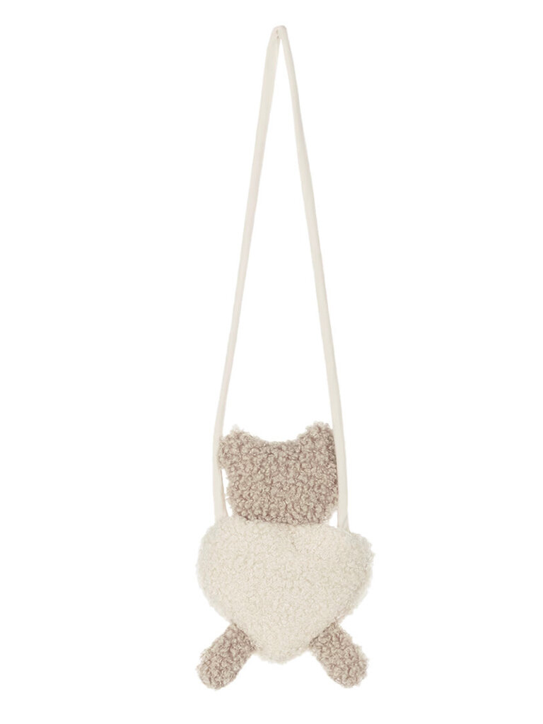 Mayoral Baby Ivory Sherpa Dress w Bag