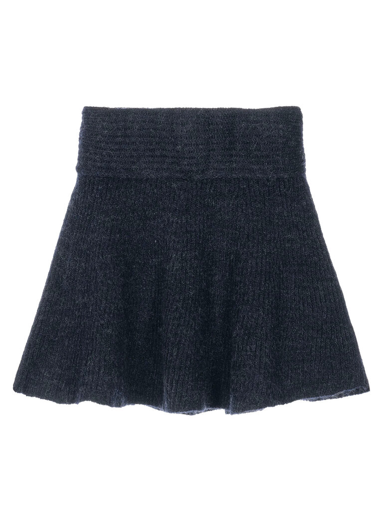 Mayoral Girls Navy Pearl Knit Skirt