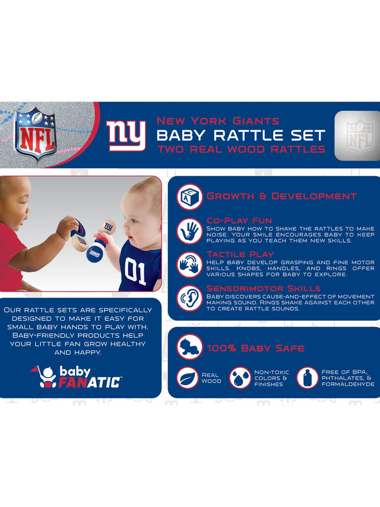 New York Giants - Baby Rattles