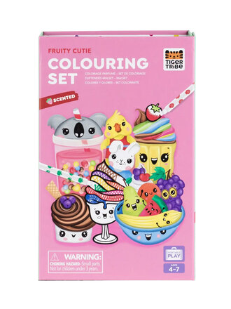 Tiger Tribe Scented Coloring - Fruitie Cutie
