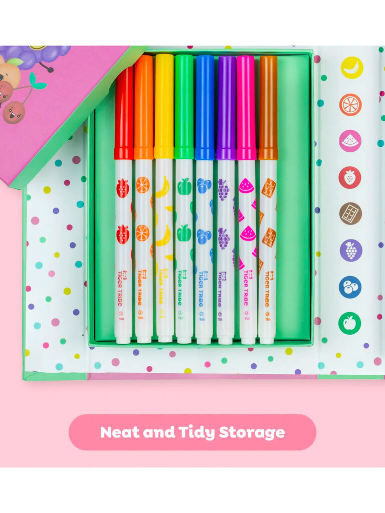 Tiger Tribe Scented Coloring - Fruitie Cutie