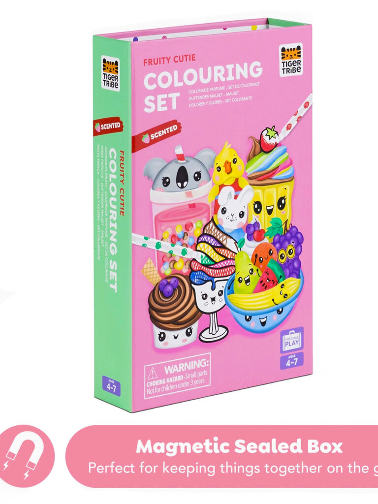 Tiger Tribe Scented Coloring - Fruitie Cutie