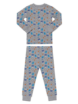 Baby Steps Heather Basketball Pajamas